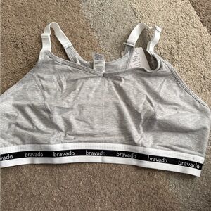 Bravado Gray Nursing Bra- XL